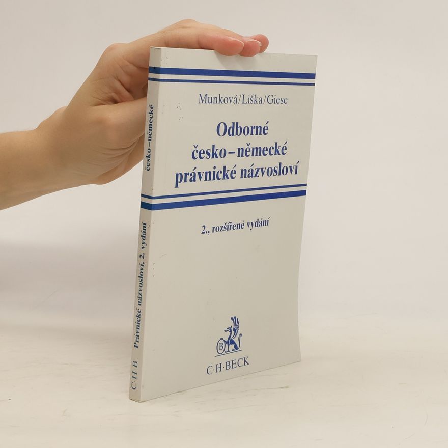 Ernst Giese Odborné česko-německé právnické názvosloví