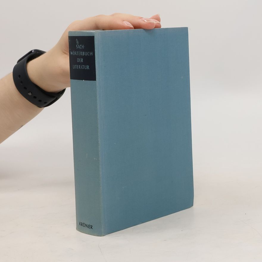 Various authors Sachwörterbuch der Literatur