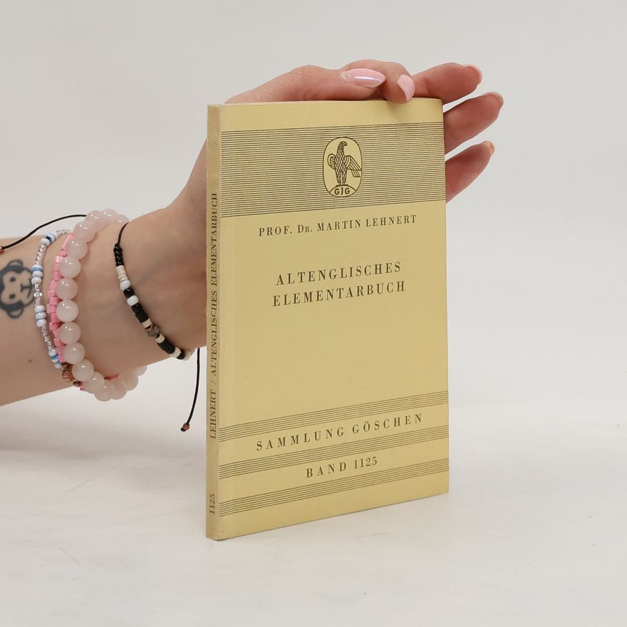 Naumann Hans Altenglisches Elementarbuch - Band 1125
