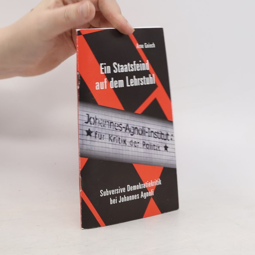 Anne Griech Ein Staatsfeind auf dem Lehrstuhl