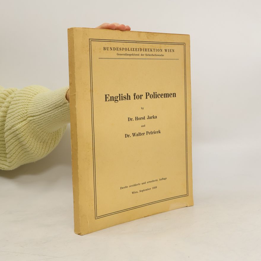 Walter Petricek English for Policemen