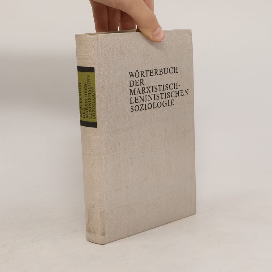 Wolfgang Eichhorn Wörterbuch der Marxistisch-Leninistischen Soziologie