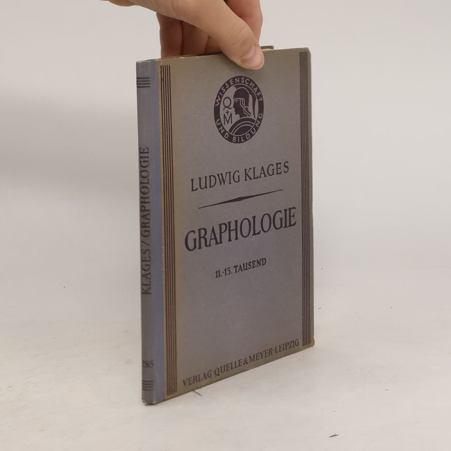Ludwig Klages Graphologie