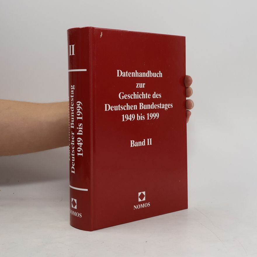 Peter Schindler Datenhandbuch zur Geschichte des Deutschen Bundestages