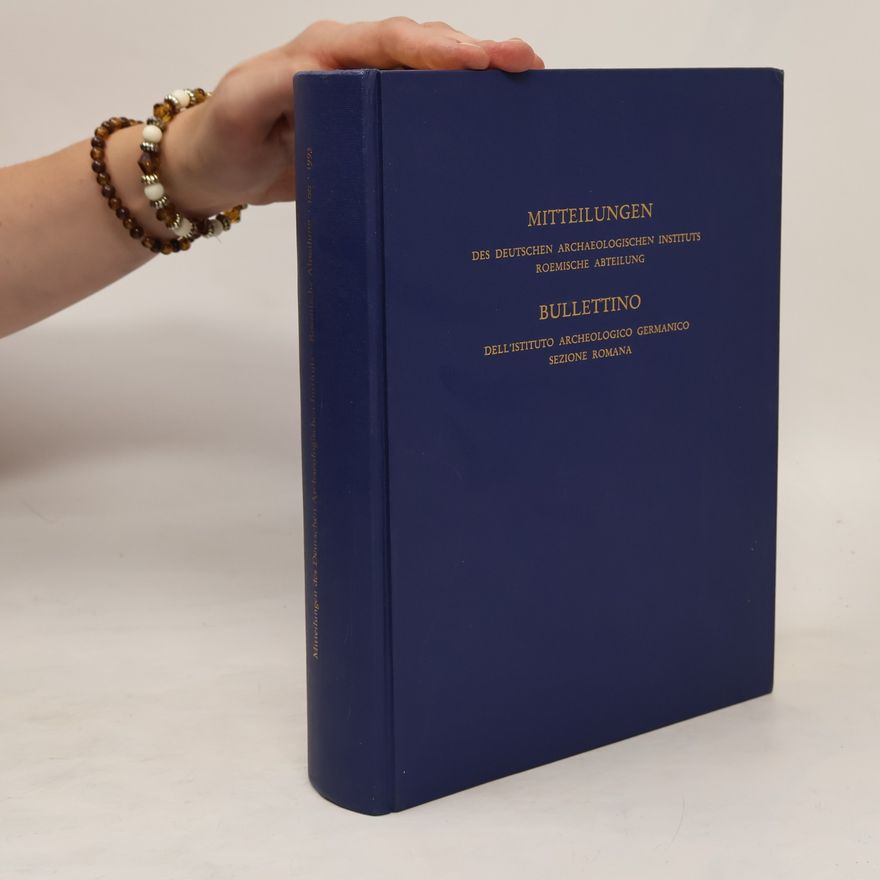 Autorenkollektiv Mitteilungen des Deutschen Archäologischen Instituts. Römische Abteilung