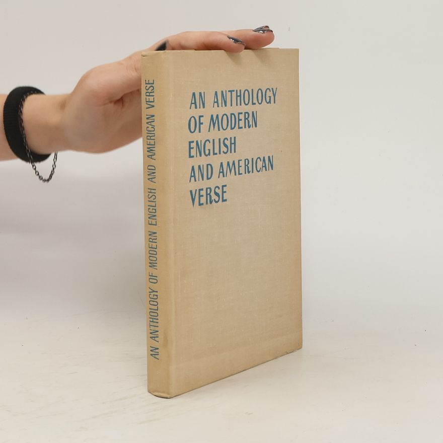 Various authors An Anthology of Modern English and American Verse