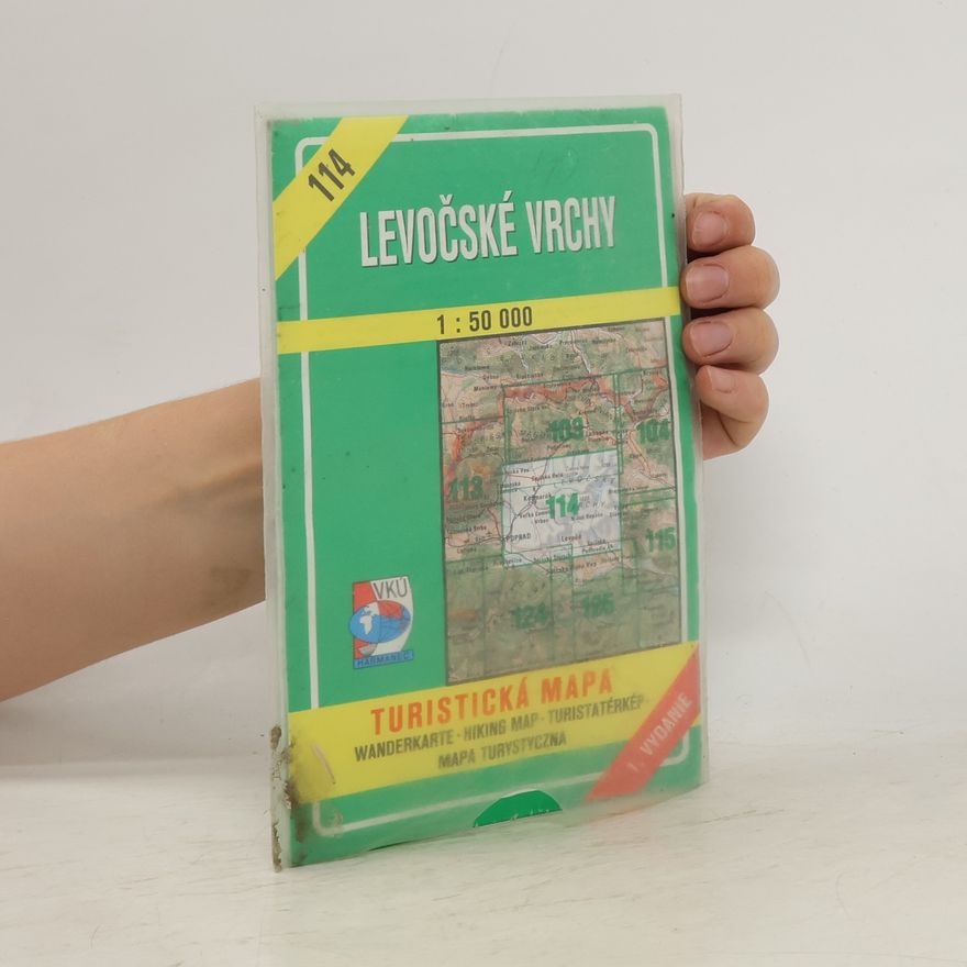 Rudolf Buday Levočské vrchy. Turistická mapa