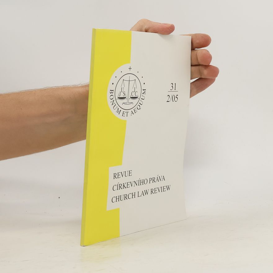 AA.VV. Revue církevního práva. Church Law Review 31 2/05