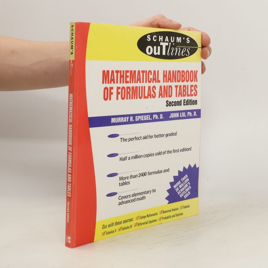 Murray R. Spiegel Mathematical Handbook of Formulas and Tables