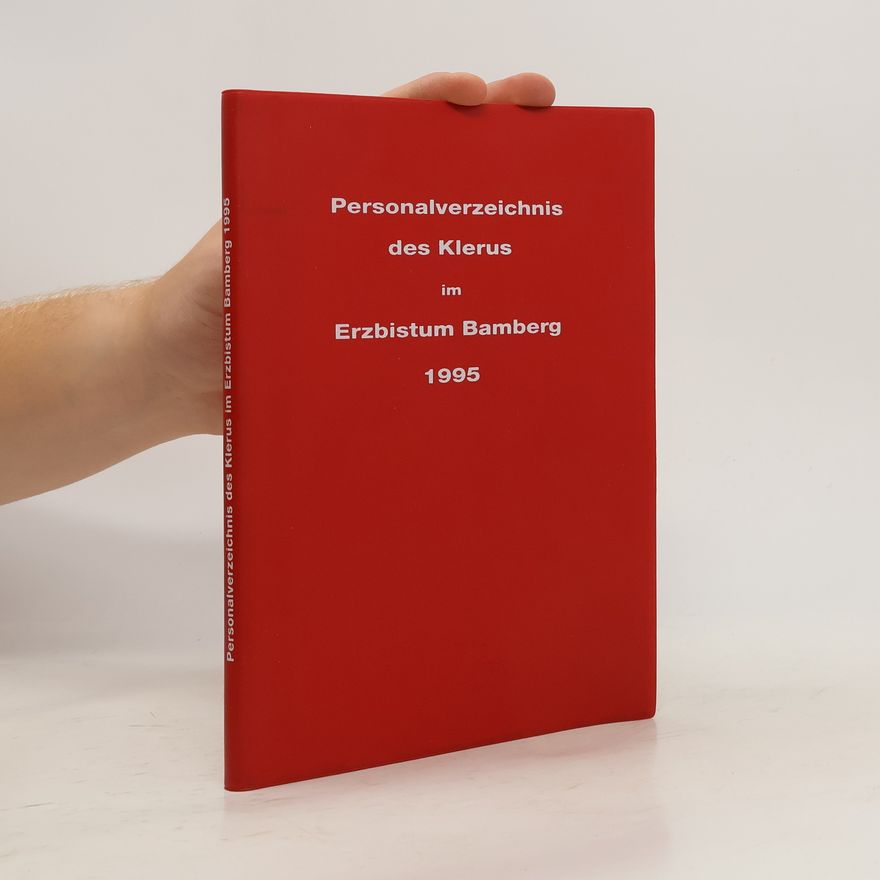 Autorenkollektiv Personalverzeichnis des Klerus im Erzbistum Bamberg 1995