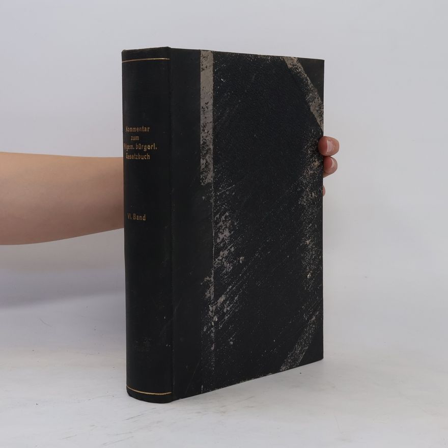 Autorenkollektiv Kommentar zum Allgemeinen bürgerlichen Gesetzbuch. Sechster Band
