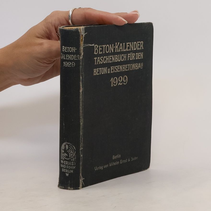 Autorenkollektiv Beton-Kalender 1929