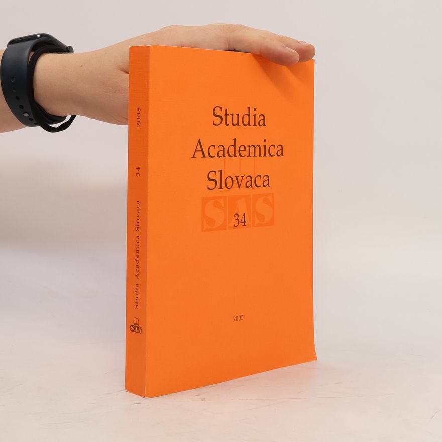 kolektiv Studia Academica Slovaca 34