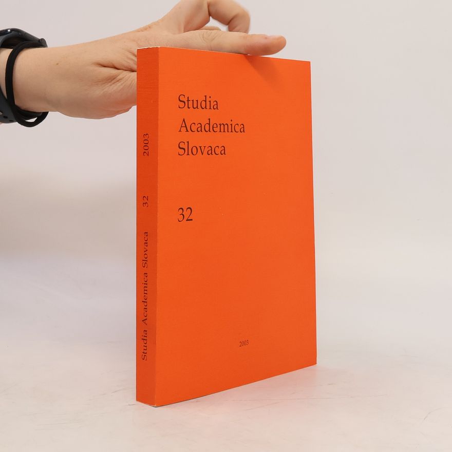 Various authors Studia Academica Slovaca 32