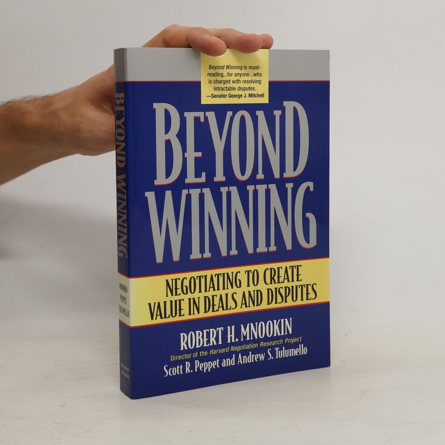Robert H. Mnookin Beyond Winning