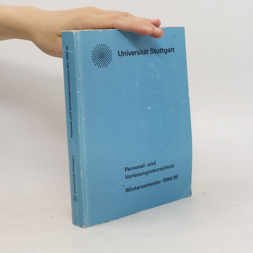 Autorenkollektiv Personal und Vorlesungsverzeichnis