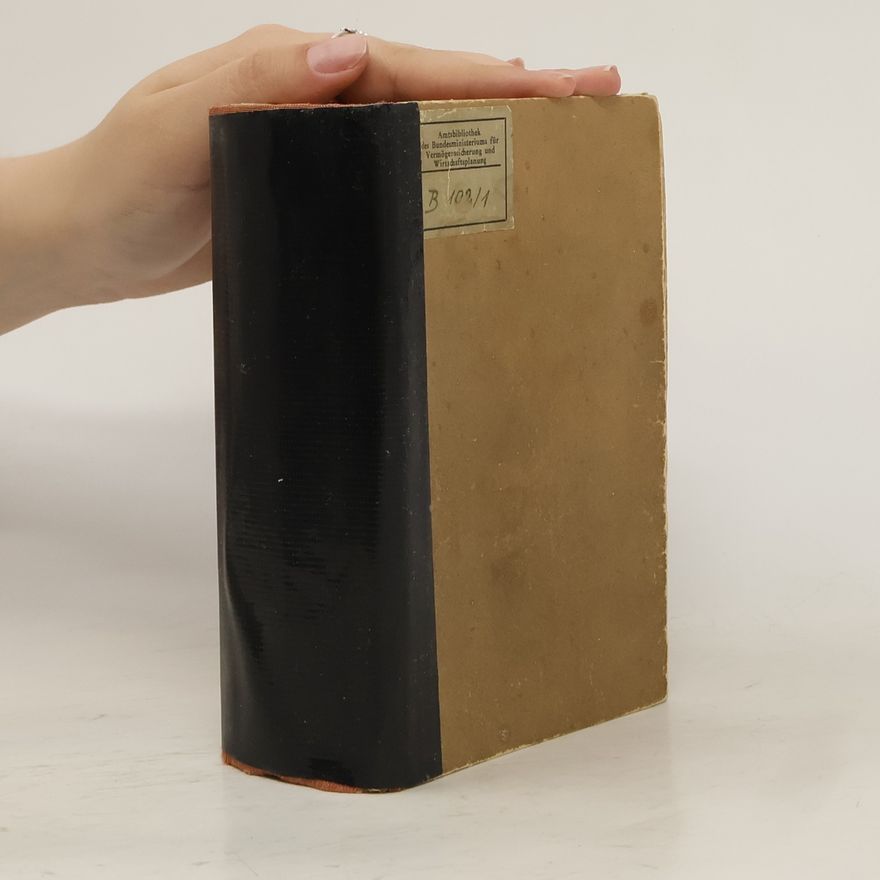 Various authors Manzsche Taschenausgabe der Österreichischen Gesetze 1