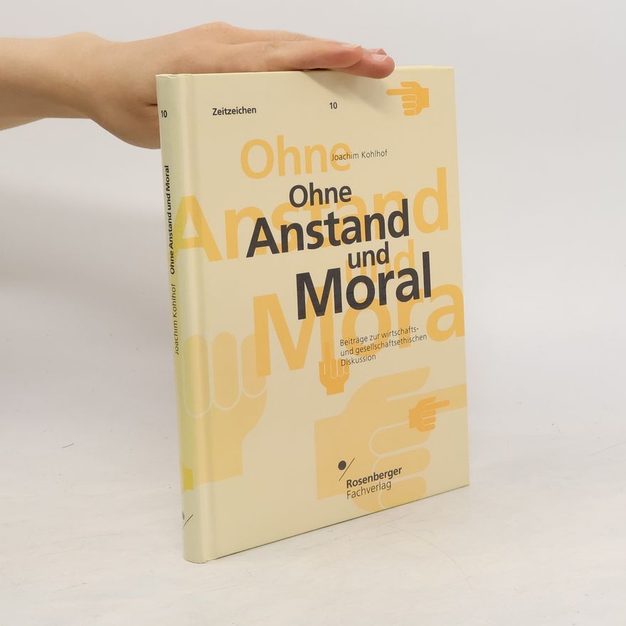 Joachim Kohlhof Ohne Anstand und Moral
