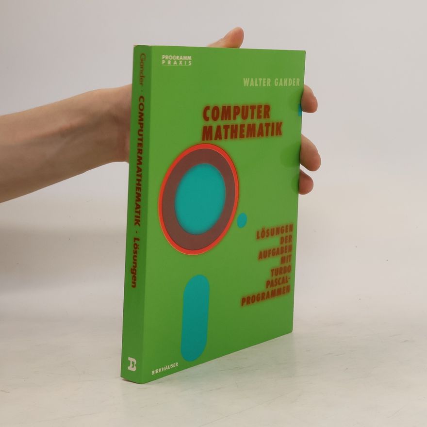 Walter Gander Computermathematik