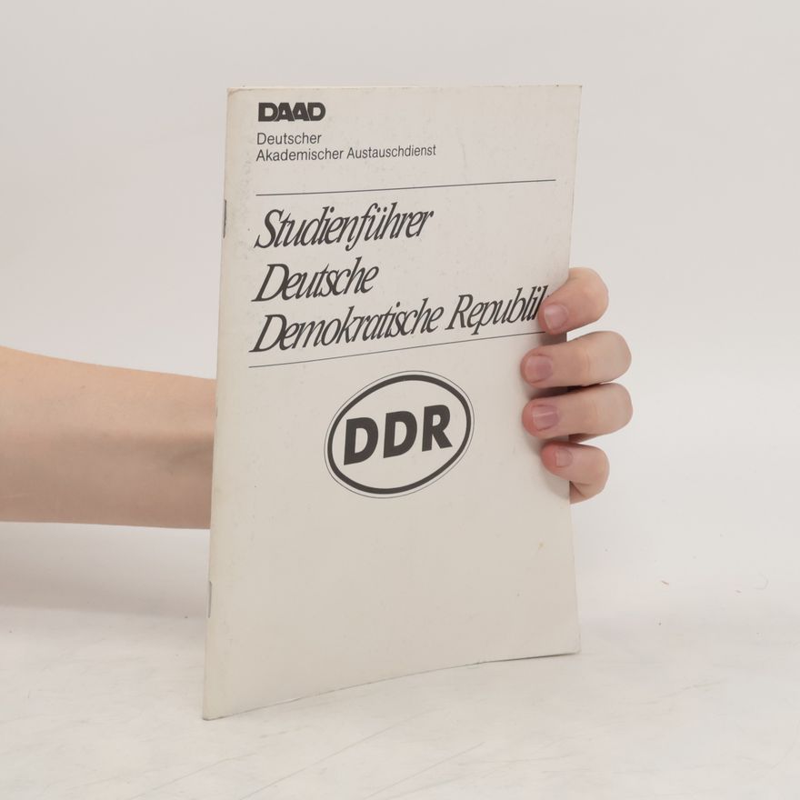 Roland Wiedmann Studienführer Deutsche Demokratische Republik