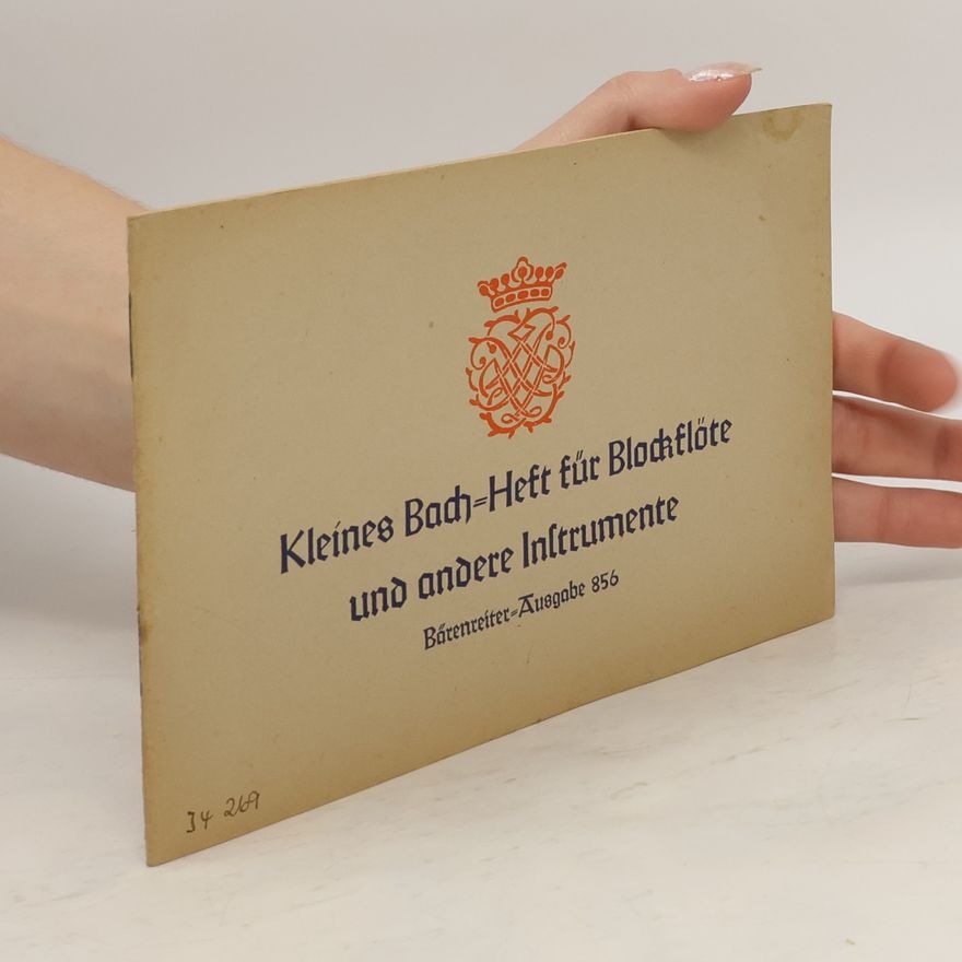 Waldemar Woehl Kleines Bach-Heft für Blockflöte und andere Instrumente
