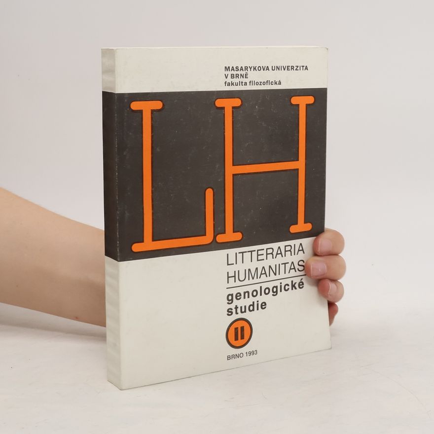 Kolektiv autorů Litteraria humanitas. Genologické studie 2