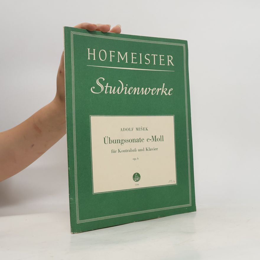 Adolf Mišek Übungssonate e-Moll für Kontrabaß und Klavier