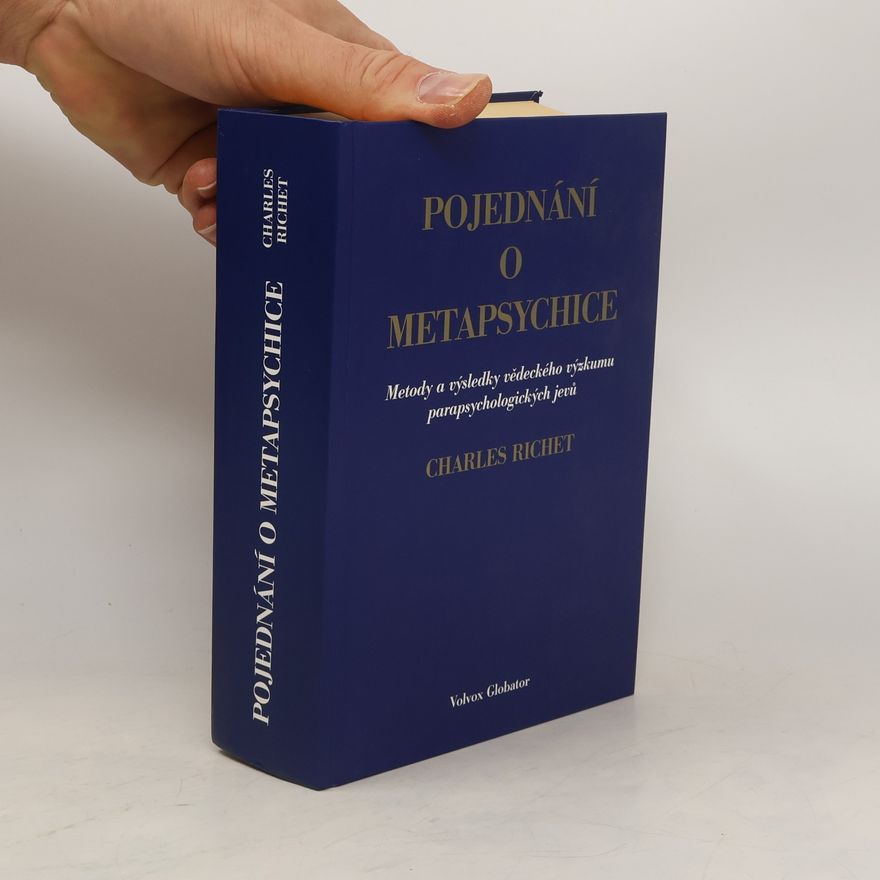 Charles Richet Pojednání o metapsychice