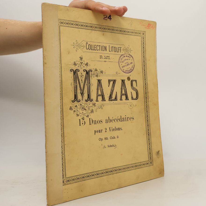 F. Mazas Mazas. 15 Duos abécédaires pour 2 Violons