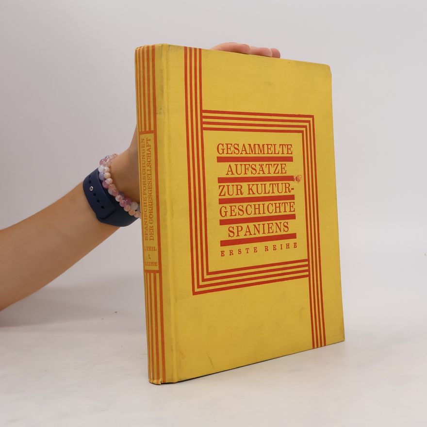 Various authors Gesammelte Aufsätze zur Kulturgeschichte Spanien I
