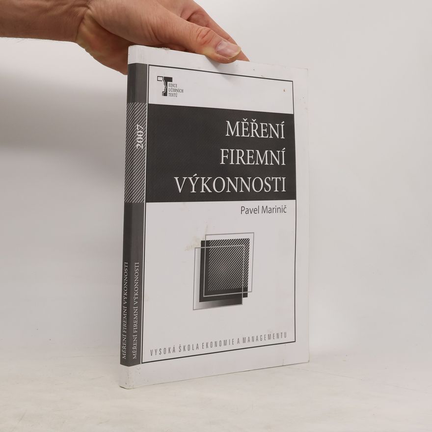 Pavel Marinič Měřenífiremní výkonnosti