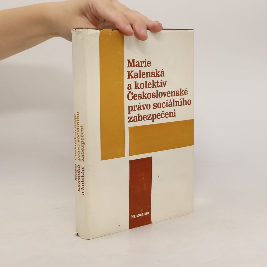 Marie Kalenská Československé právo sociálního zabezpečení