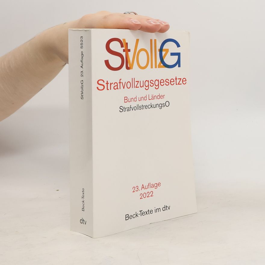 dtv Verlagsgesellschaft Strafvollzugsgesetze