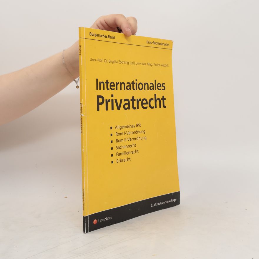 Brigitta Zöchling-Jud Internationales Privatrecht