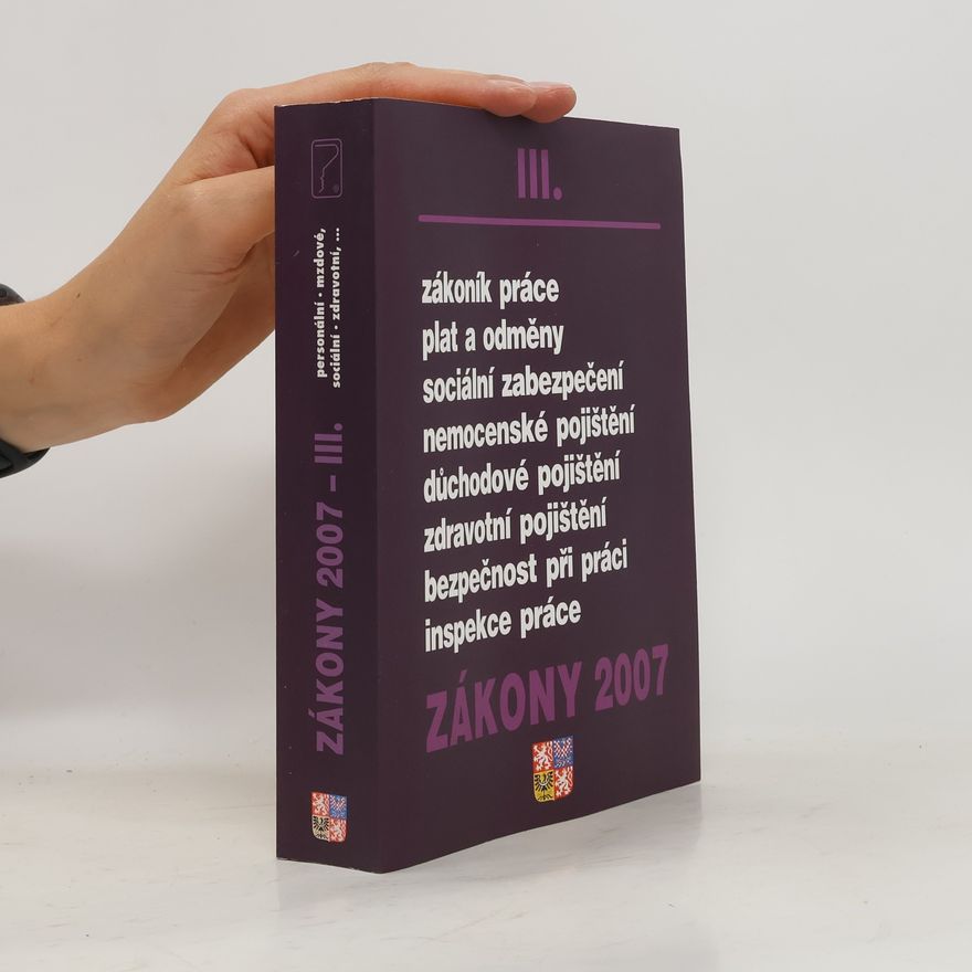 Kolektiv autorů Zákony 2007/III.