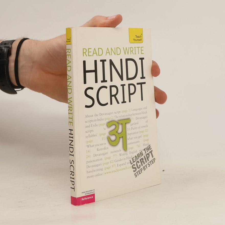 Rupert Snell Read and Write Hindi Script
