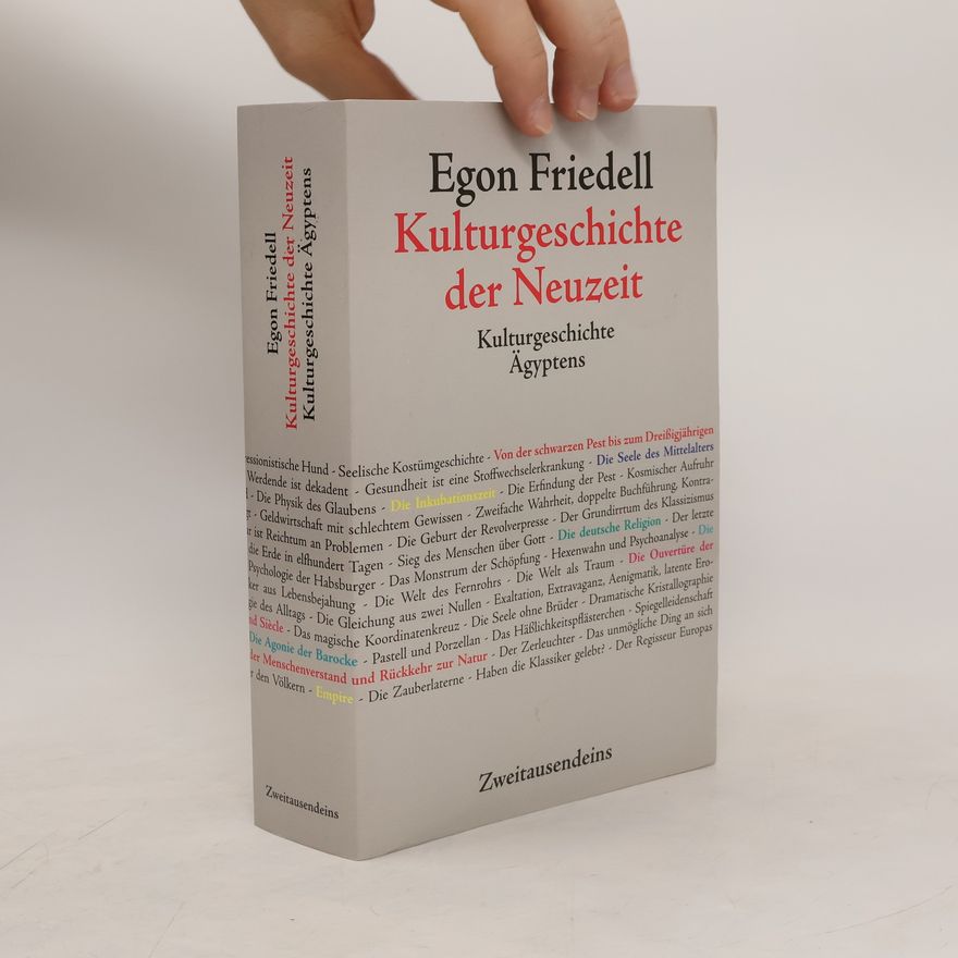 Egon Friedell Kulturgeschichte der Neuzeit