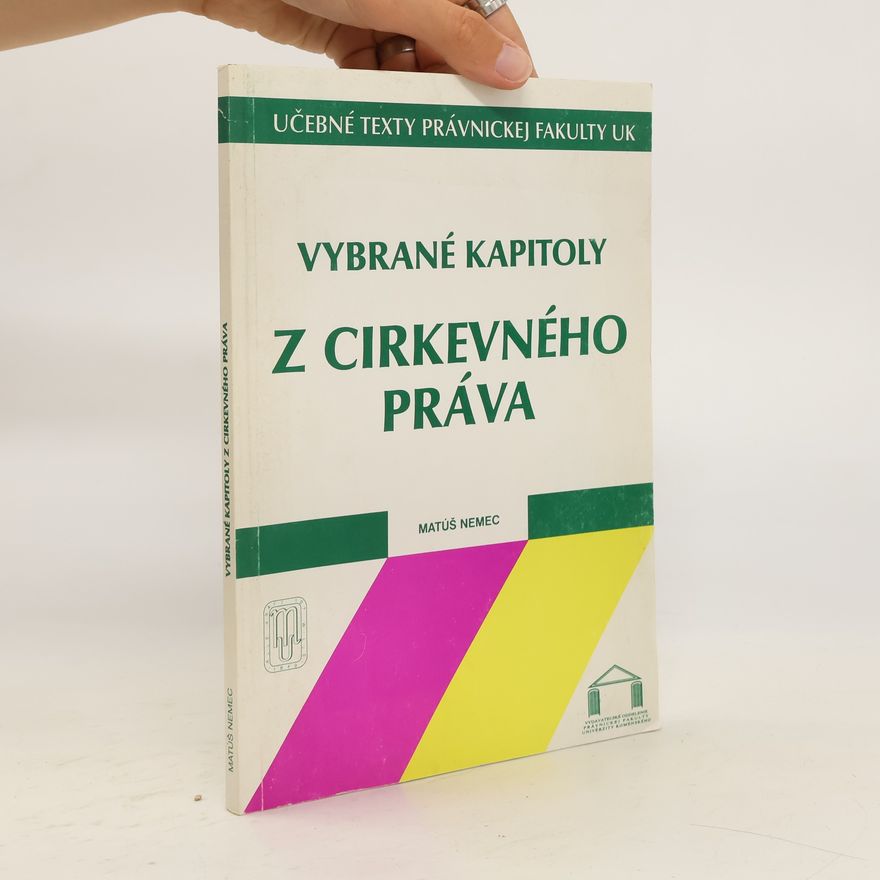 Matúš Nemec Vybrané kapitoly z cirkevného práva