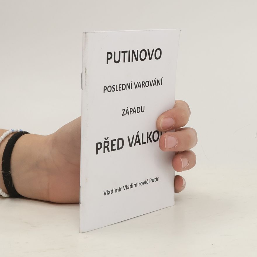 Andrei Kolesnikov Putinovo poslední varování Západu před válkou