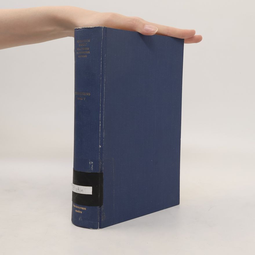 Various authors Les Sources de Plotin