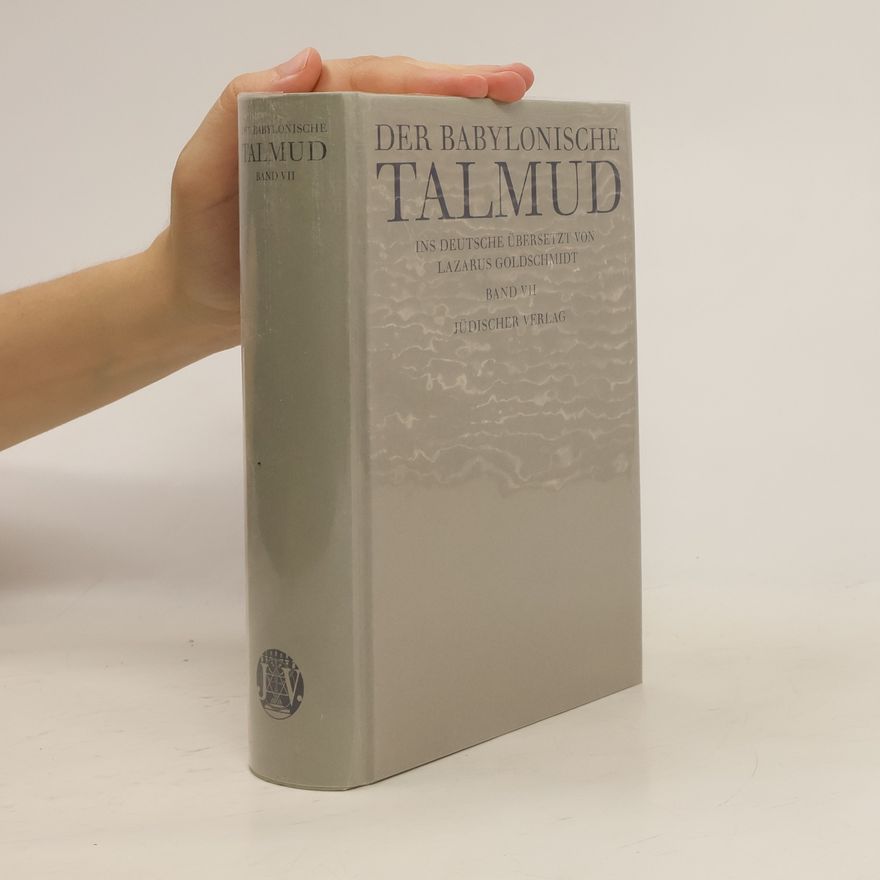 Lazarus Goldschmidt Der Babylonische Talmud VII
