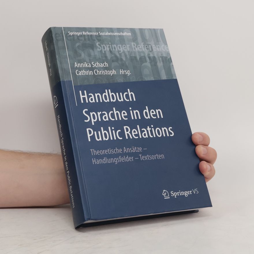 Annika Schach Handbuch Sprache in den Public Relations