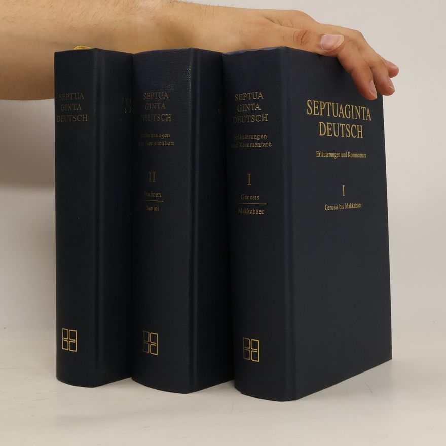 Martin Karrer Septuaginta Deutsch. Septuaginta Deutsch Erläuterungen und Kommentar I - II.