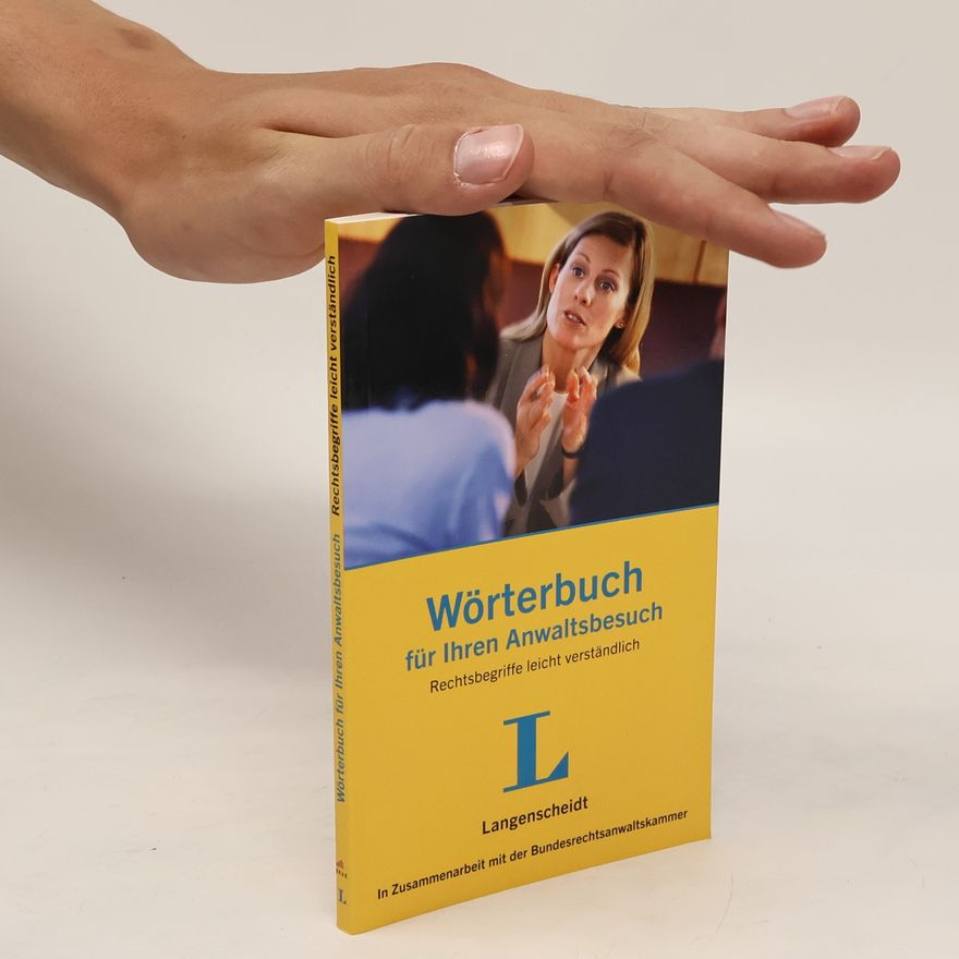 Autores varios Wörterbuch für Ihren Anwaltbesuch