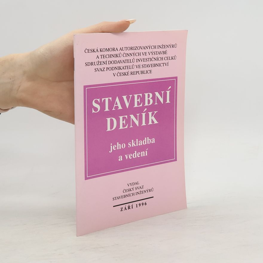 Kolektív autorov Stavební deník