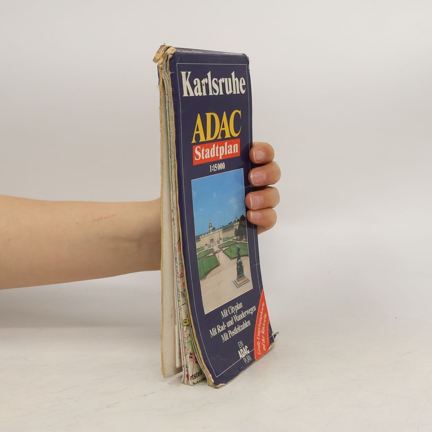 Kolektiv autorů Karlsruhe ADAC Stadtplan 1:15000