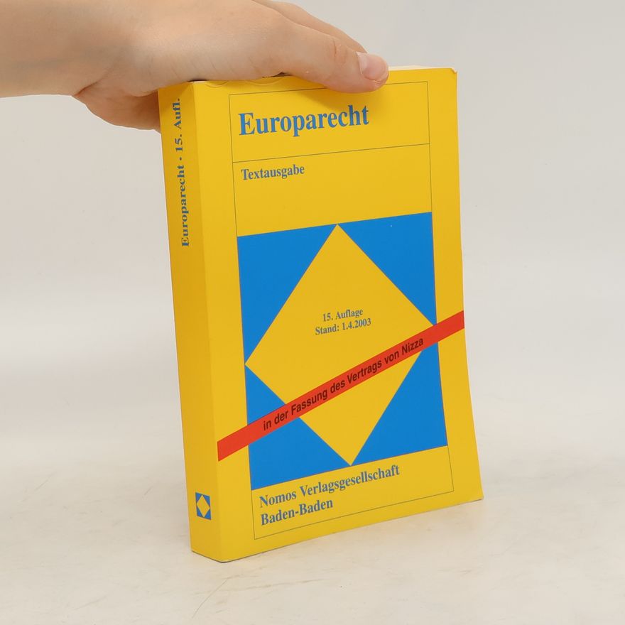 Roland Bieber Europarecht