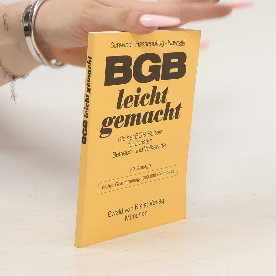 Heinz Nawratil BGB leicht gemacht