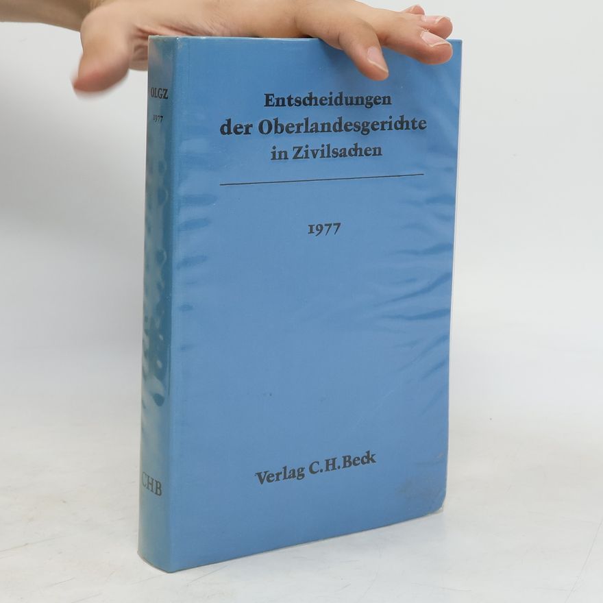 Autorenkollektiv Entscheidungen der Oberlandesgerichte in Zivilsachen