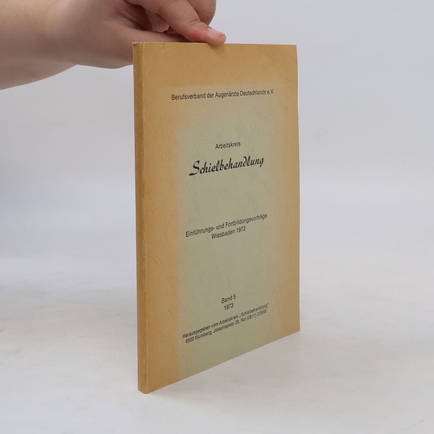 Autorenkollektiv Arbeitskreis. Schielbehandlung